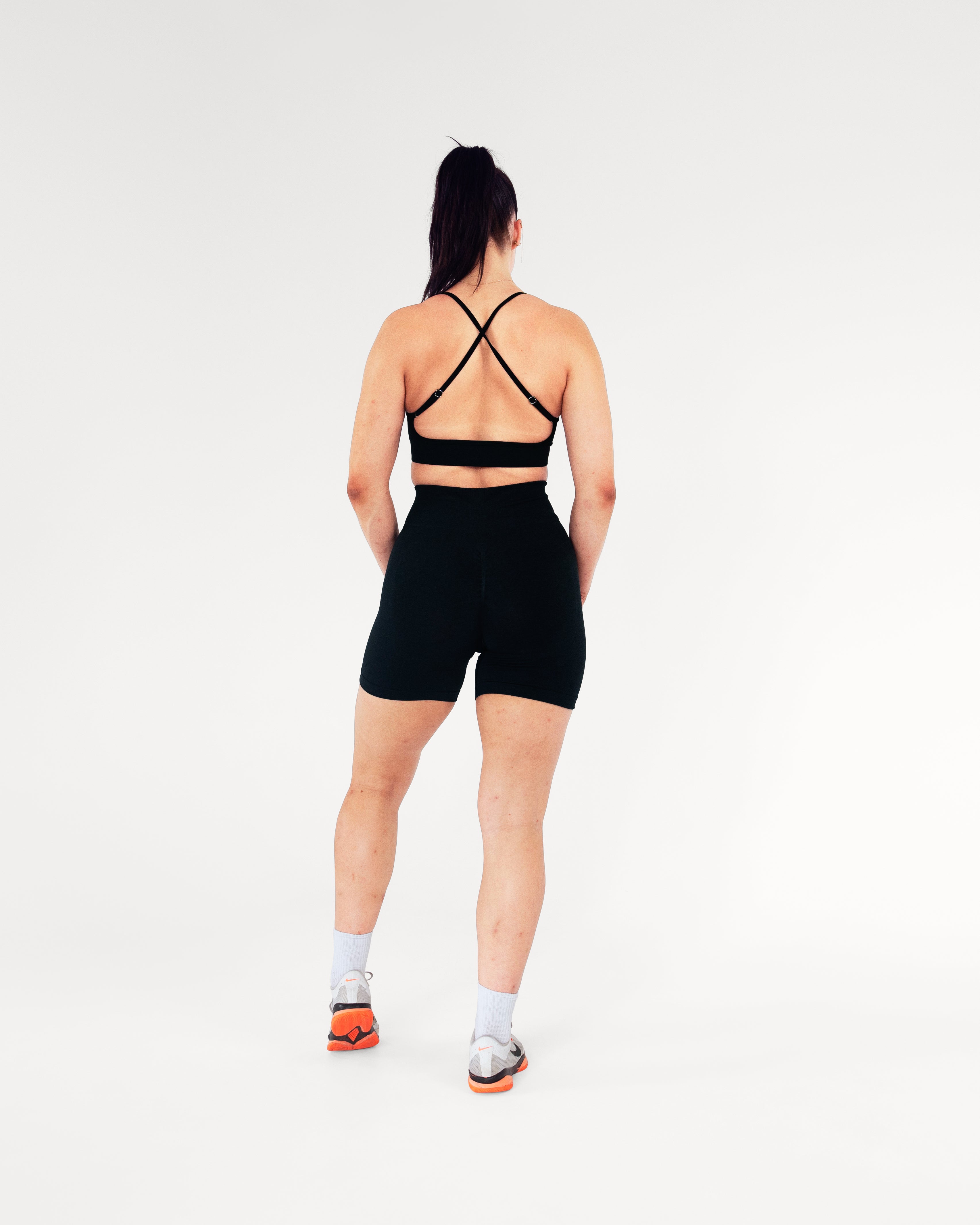 ASCEND Bundle - Shorts + Straps Back Top - Heather Black