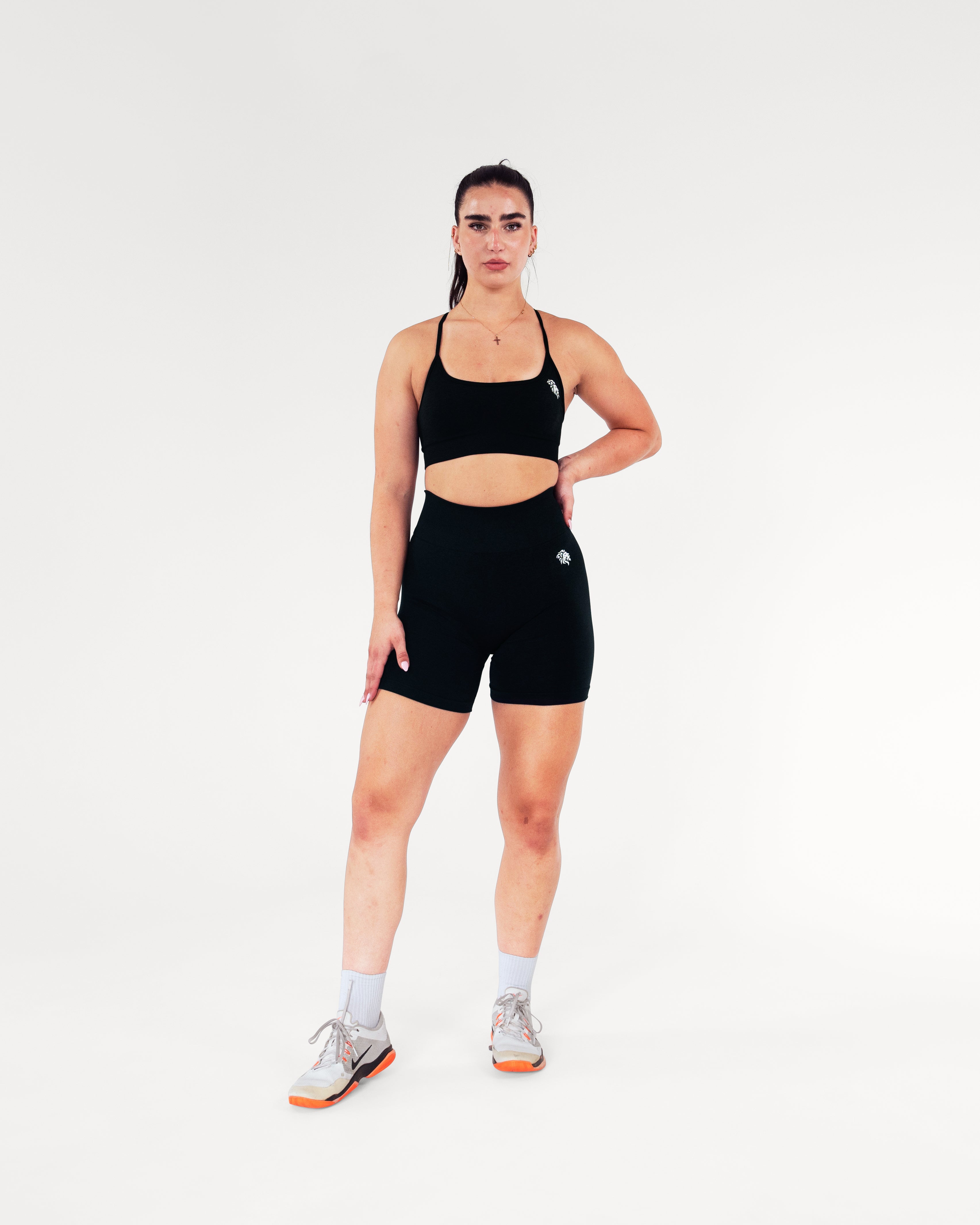 ASCEND Bundle - Shorts + Straps Back Top - Heather Black