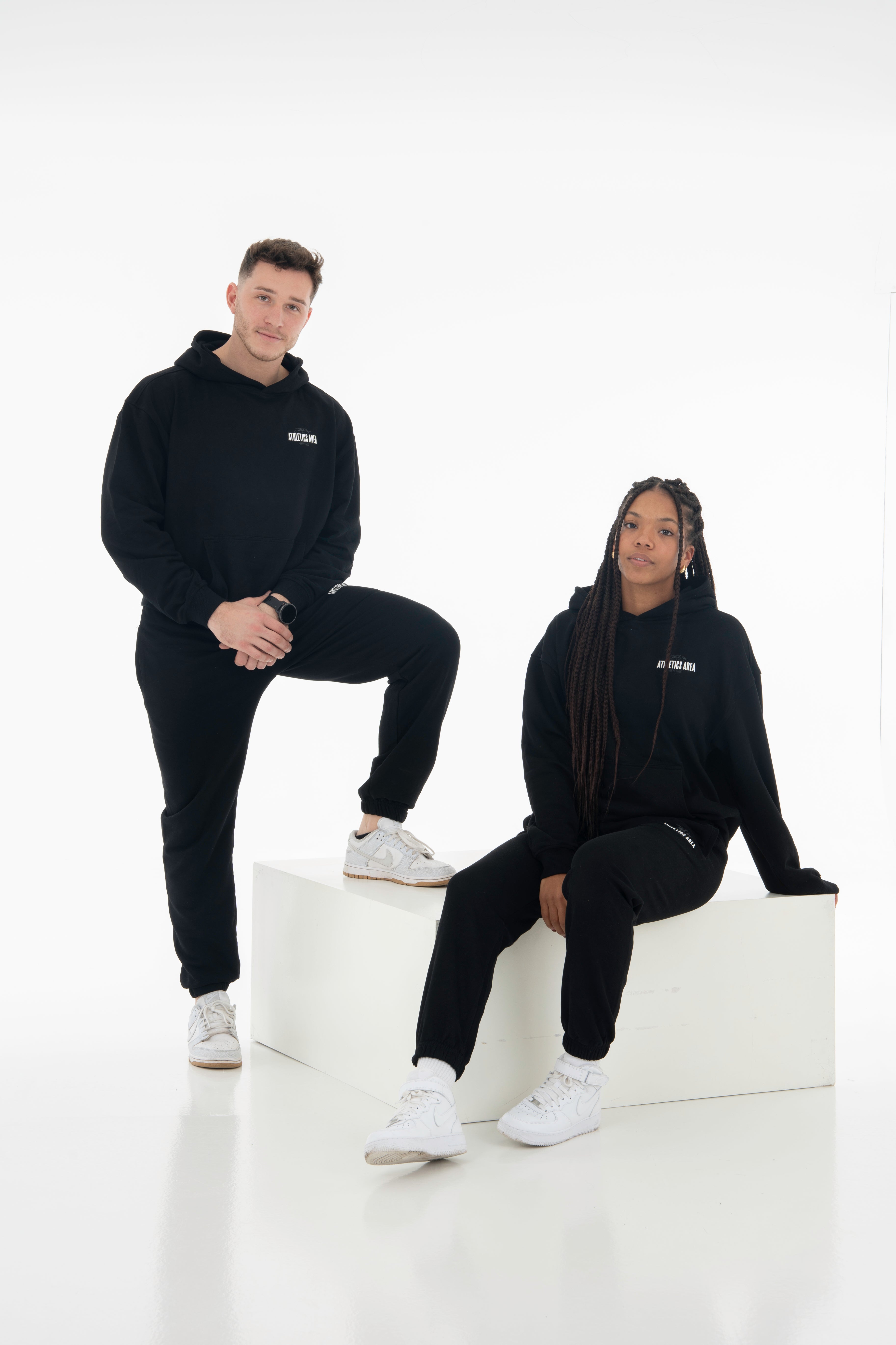 ALIGN Bundle - Signature Matching Tracksuit Hoodie + Sweatpants - Black