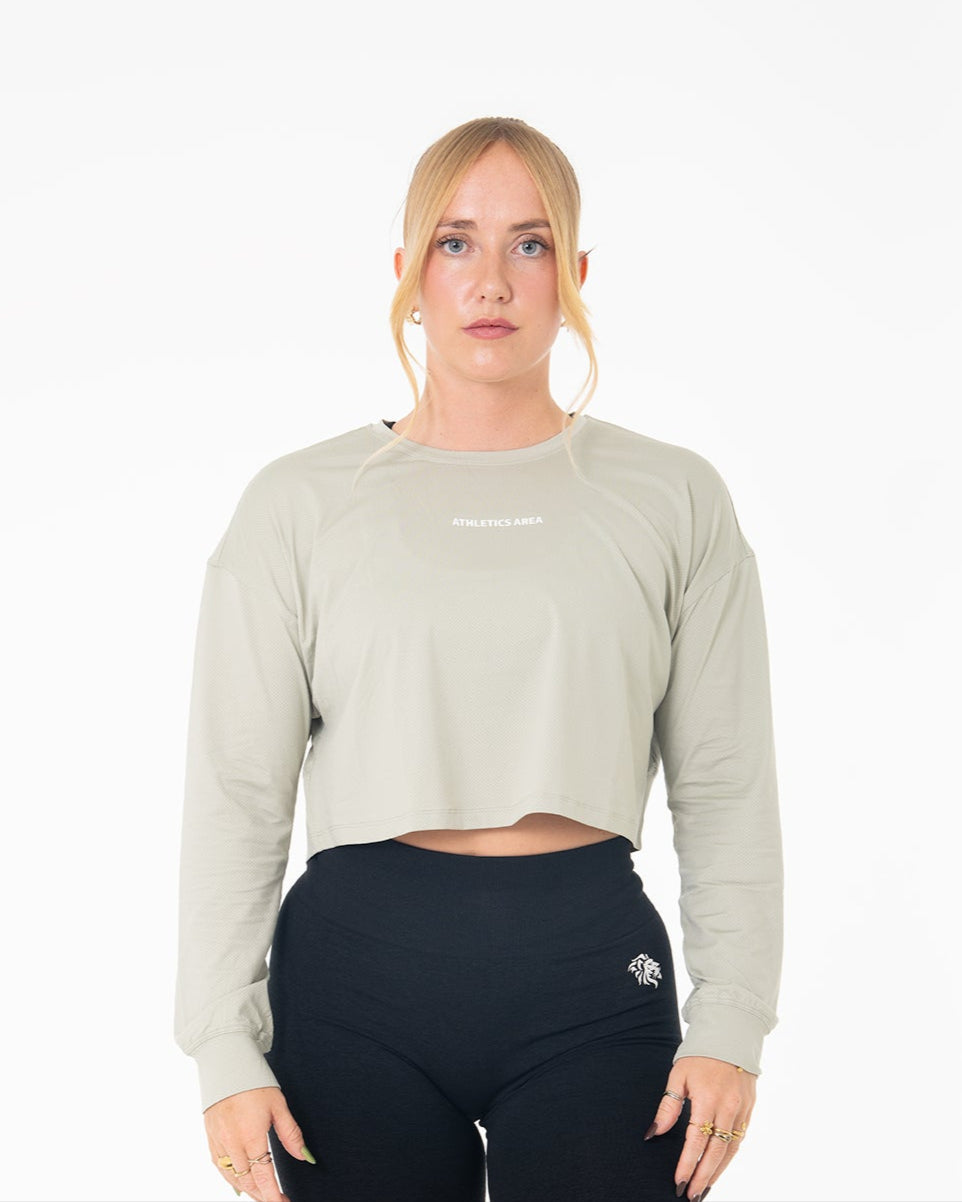 INSPIRE - Long Sleeve Crop Light T-Shirt
