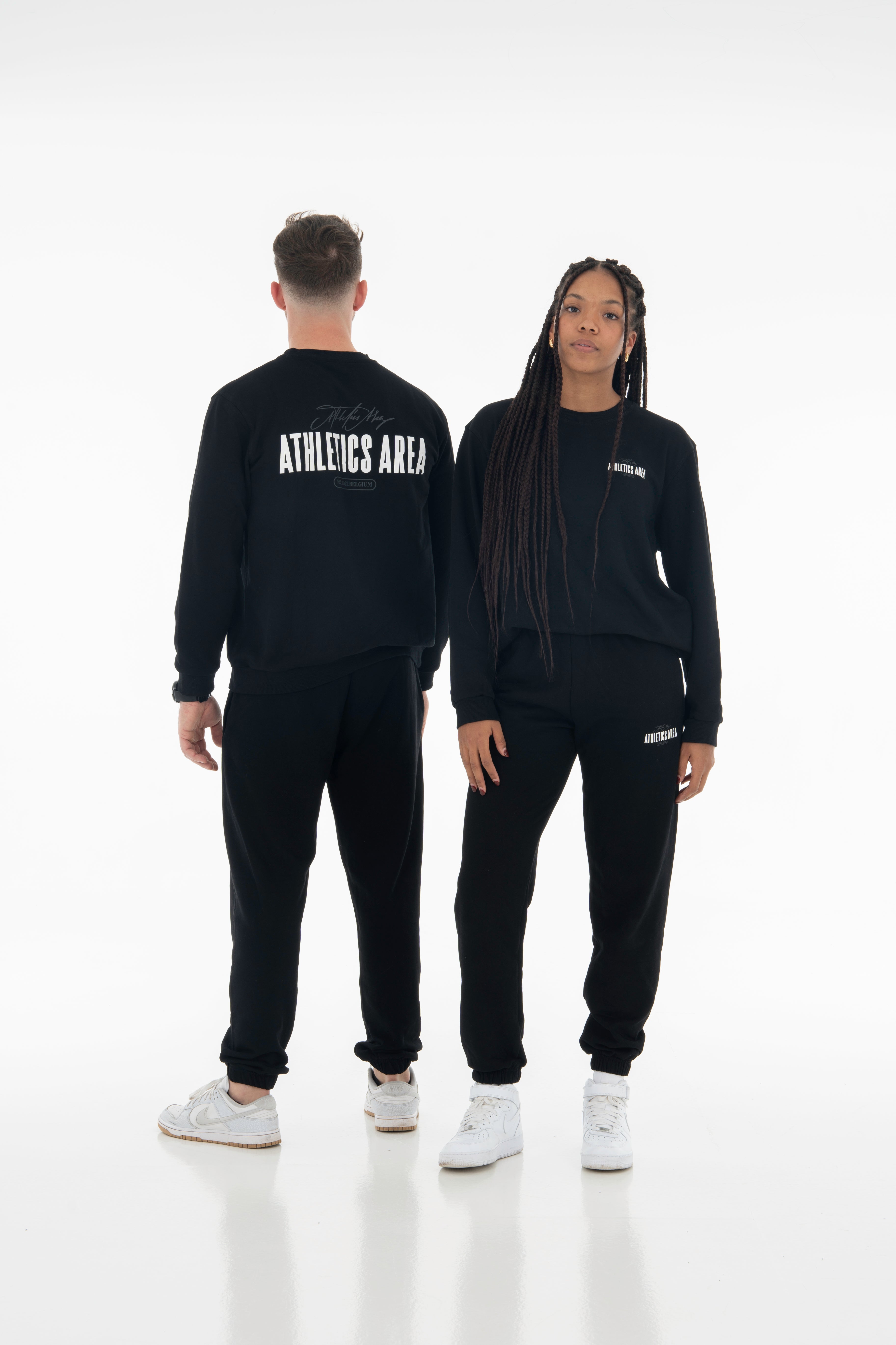 ALIGN Bundle - Signature Matching Tracksuit Sweatshirt + Sweatpants - Black