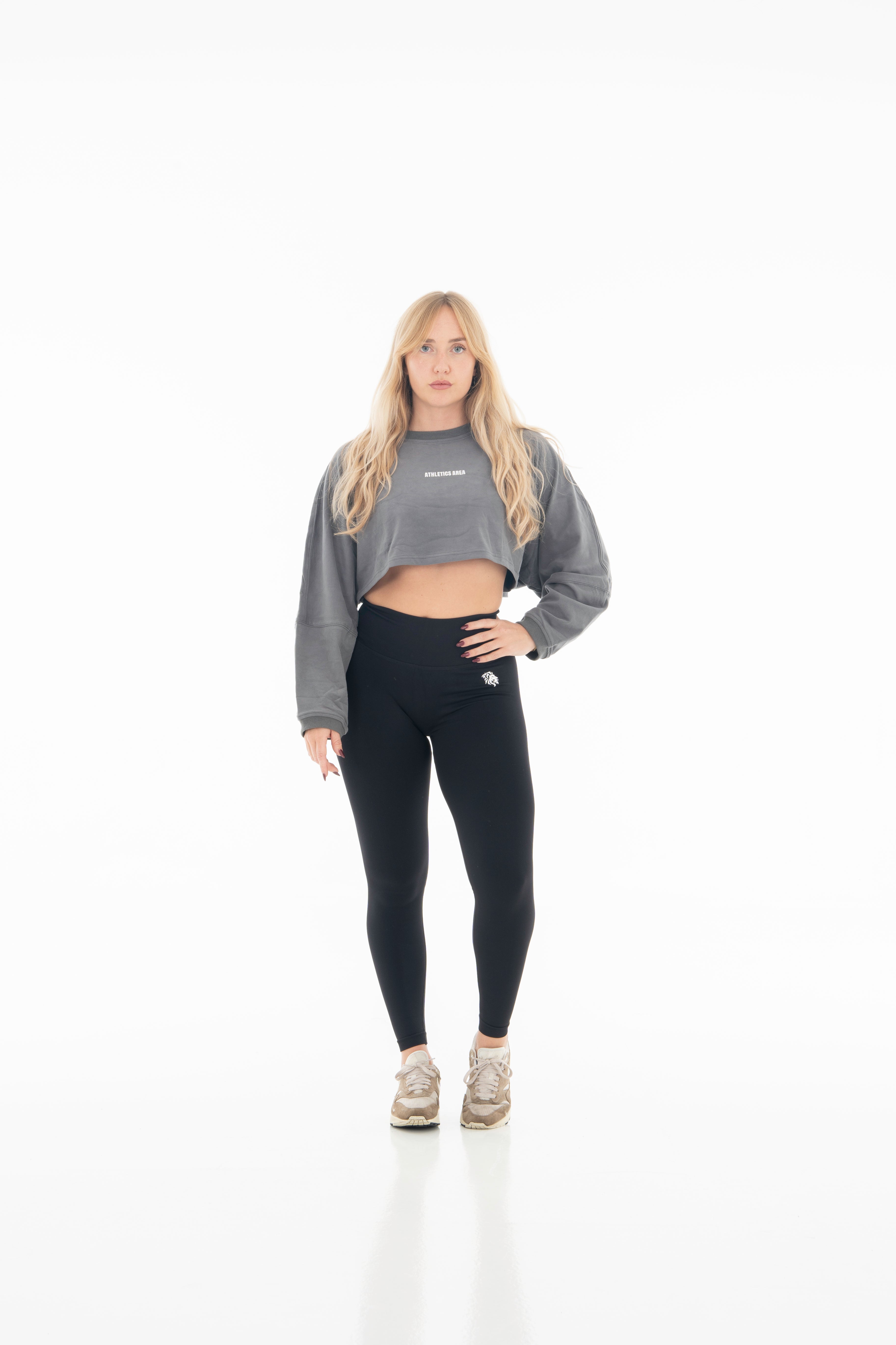 IGNITE - Oversized Crop Sweatshirt