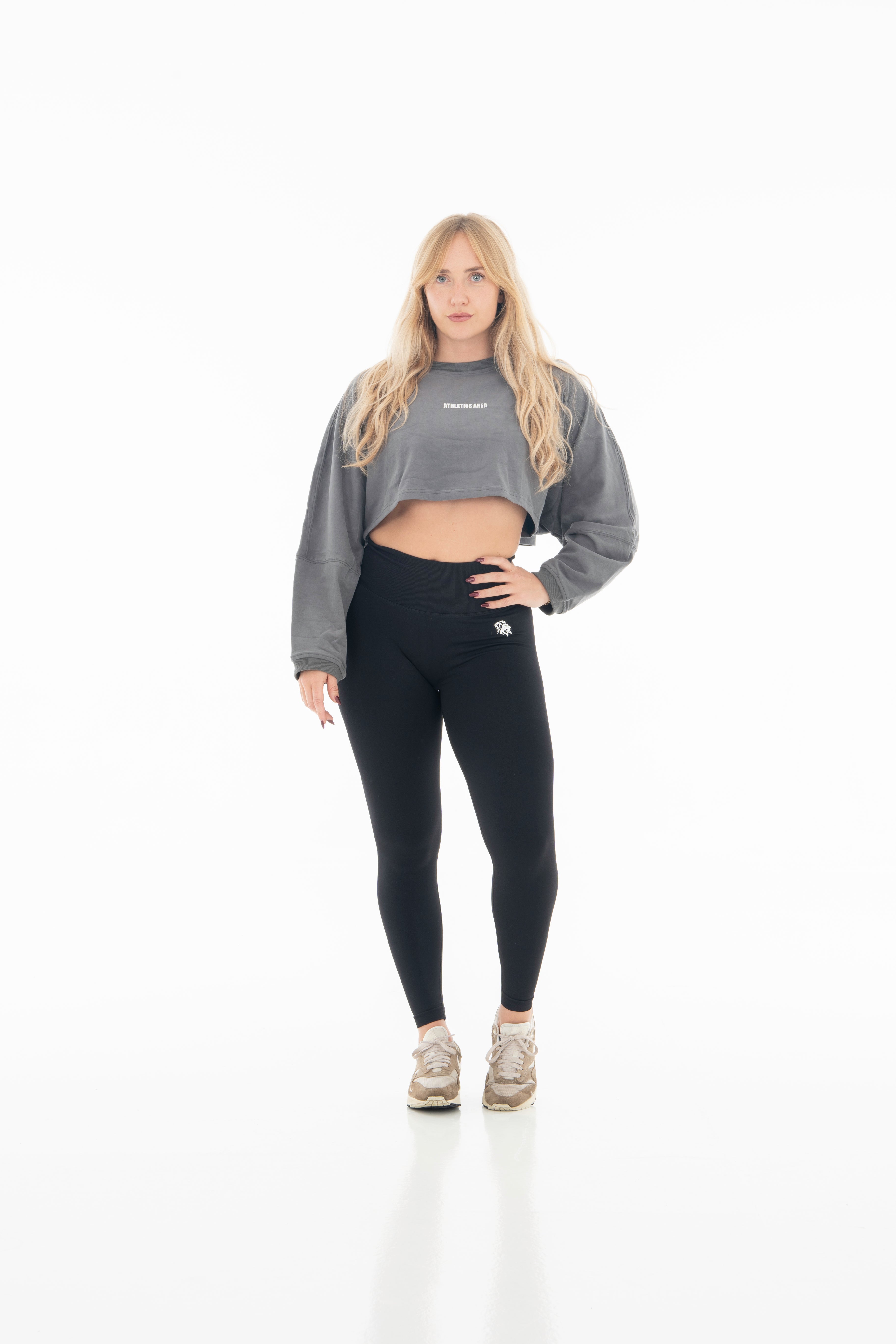 IGNITE - Oversized Crop Sweatshirt