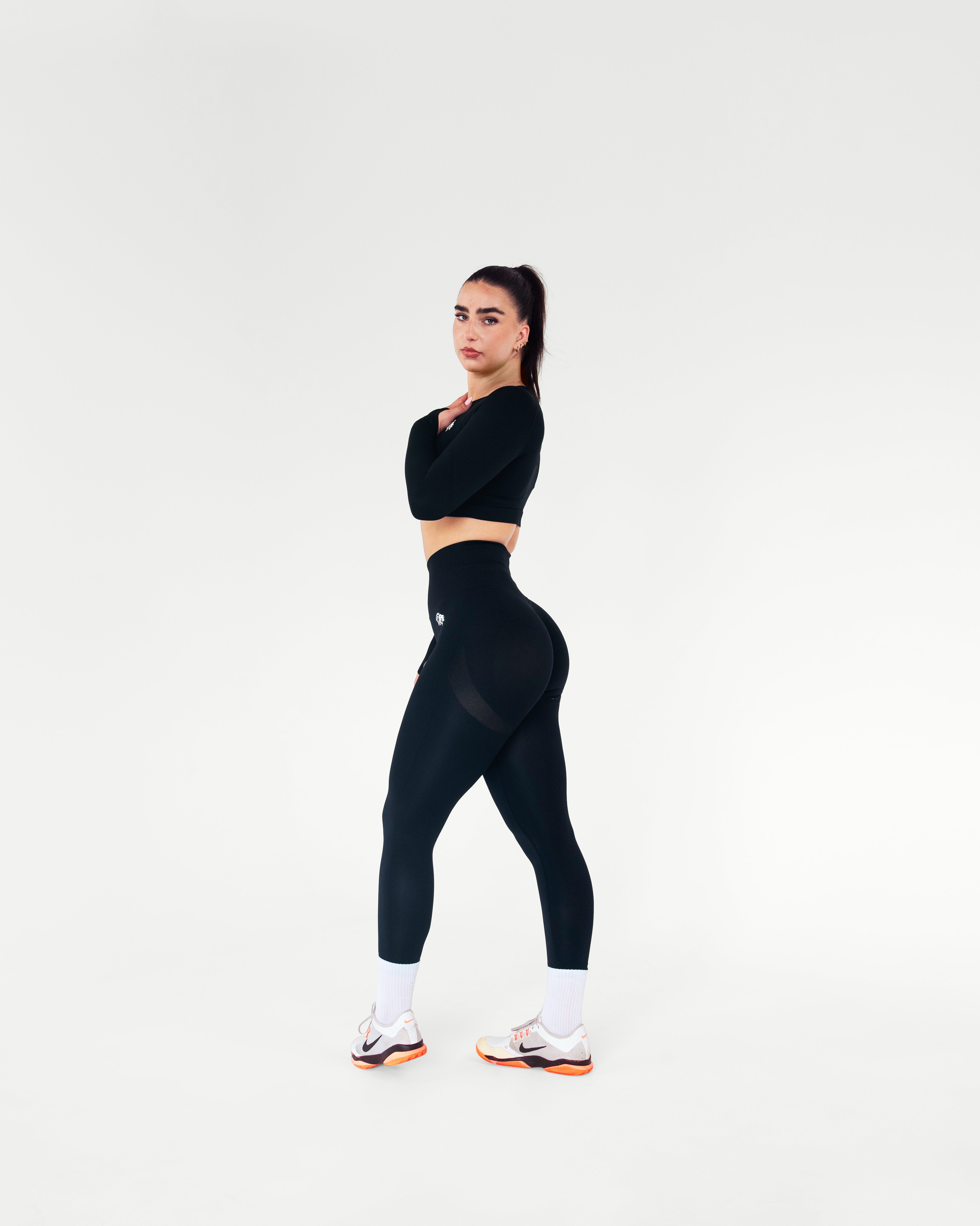 EMPOWER Bundle - Leggings + Long Sleeve Top - Black